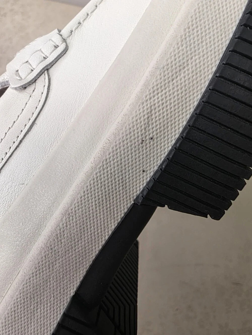 Sperry White Leather Chunky Platform Penny Loafers | Size 7.5 M